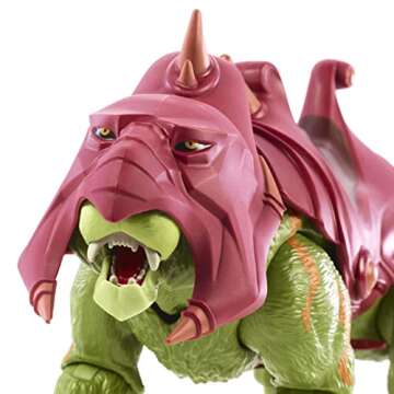 Masters of the Universe Masterverse Battle Cat, 14-in Motu Battle Figure for Storytelling Play and Display, Gift for Kids Age 6 and Older and Adult Collectors [Amazon Exclusive]