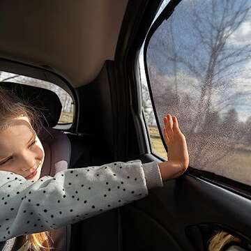 Enovoe Baby Car Window Shades - UV Protection & Cling