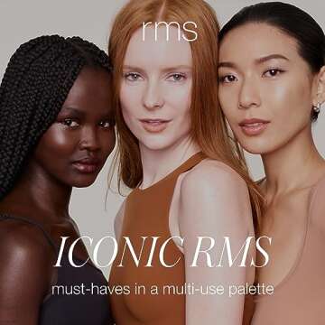 RMS Beauty Signature Set Mod Collection - Highlighter Glow Makeup, Lip Tint & Cheek Tint, & Bronzer - Cream Highlighter, Tinted Lip Balm & Cream Bronzer Make Up, Makeup and Skincare, Travel Sized