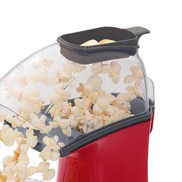 Presto Poplite Hot Air Popcorn Popper, 18 Cups, Red