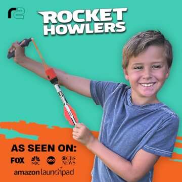 Toy Rocket Launcher for Kids: Best Easter Gifts for Boys & Girls All Ages 8 & Up - Slingshot Rockets Launchers - Easter Basket Stuffers for Teens - Outdoor Toys Gifts for 8 9 10 11 12 13 Year Old Boys