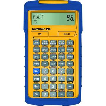 Calculated Industries 5070 ElectriCalc Pro Electrical Code Calculator | Updateable and Compliant with NEC 1996 to 2020 | Electrical Contractors, Estimators, Engineers, Electricians, Lighting Pros Blue Small