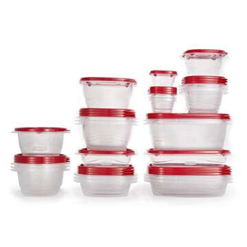 Rubbermaid TakeAlongs Vented Food Storage 68-Piece Set