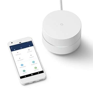 Google WiFi System - 1-Pack Router for Whole Home Coverage (Renewed)