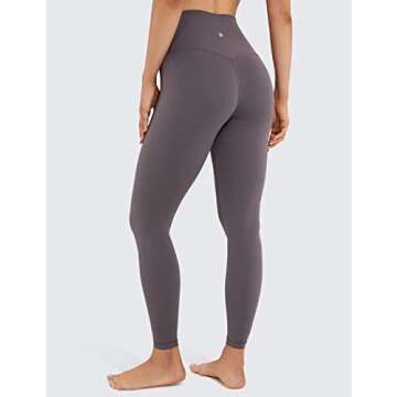 CRZ YOGA High Waisted Buttery Soft Lounge Legging 25 inches Tornado Grey X-Small