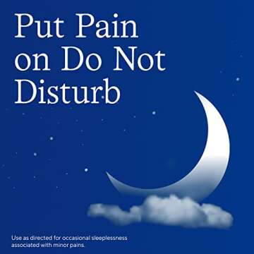 Aleve PM Sleep Aid Plus Pain Reliever Caplets, Naproxen Sodium & Diphenhydramine HCl, Pain Reliever, Nighttime Pain Relief, 120 Count