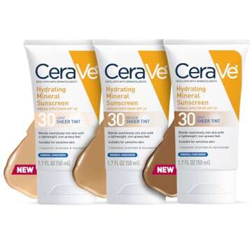 CeraVe Hydrating Mineral Sunscreen SPF 30 - Sheer Tint