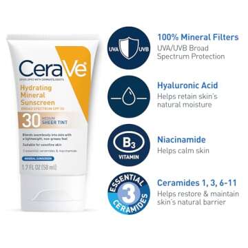 CeraVe Hydrating Mineral Sunscreen SPF 30 - Sheer Tint