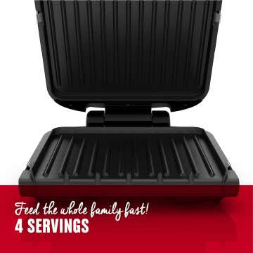 George Foreman 4-Serving Electric Grill & Press