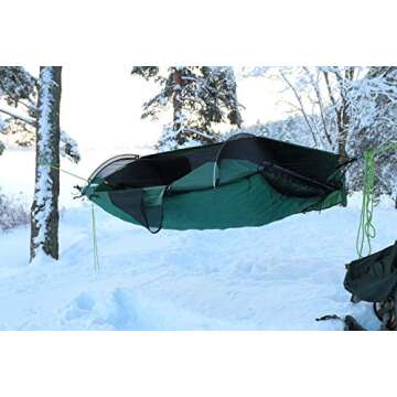 Lawson Hammock Underquilt Blanket for Camping, Ultralight Backpacking, Green