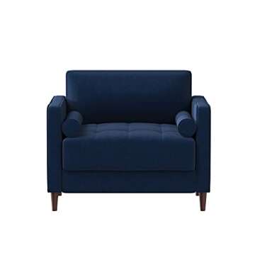 Lifestyle Solutions Lexington Armchair, Navy Blue