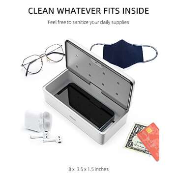 UV Light Sanitizer Box for Easy Cleaning