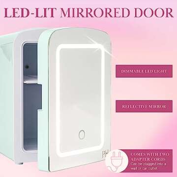 Paris Hilton Mini Beauty Fridge with LED Light