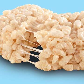 Kellogg's Rice Krispies Treats, Crispy Marshmallow Squares, Original, Bulk Size, 72 Count (Pack of 6, 26.4 oz Trays)