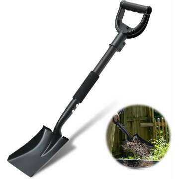 Durable Garden Shovel for Digging and Transferring Soil - 31"