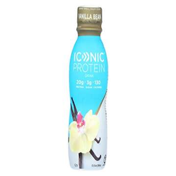 Iconic Protein Shake - Vanilla Bean - Case of 12 - 11.5 Fl oz.