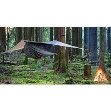 Hennessy Hammock - Cub Zip - Our Smallest Camping Hammock for Kids Hunter Green