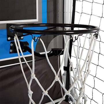 Triumph Sports Big Shot II Double Shootout Basketball Game - LED Scorer - 8 Game Modes - 4 Basketballs , 80.5”L X 47.5”W X 81”H