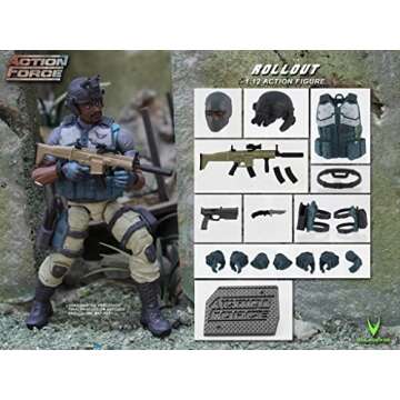 Action Force Valaverse Series 2 Rollout Premium 6-Inch Scale Action Figure with Multiple Accessories