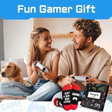 Gamer Gifts Teen Boys Men - Gaming Gamer Socks Video Game Socks, Funny Gamer Socks For Teen Boys