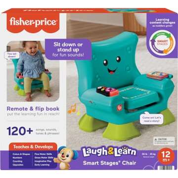 Smart Stages Chair for Toddlers with Music & Lights