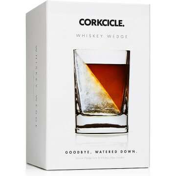 Corkcicle 9 oz Whiskey Glass with Silicone Ice Mold