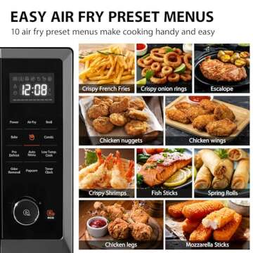 TOSHIBA 8-in-1 Air Fryer Combo Microwave Oven