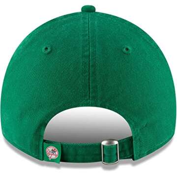 New Era MLB Core Classic 9TWENTY Adjustable Hat Cap One Size Fits All (New York Yankees Green)