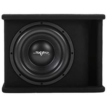 Skar Audio Single 10" 1200W Loaded SDR Series Vented Subwoofer Enclosure | SDR-1X10D2