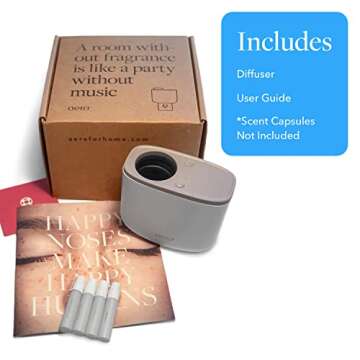 Aera Mini Home Fragrance Diffuser Plug in - Smart Home App Controlled, Compatible with Alexa - Hypoallergenic Scent Technology, Safe for Your Family and Pets - Mini Scent Capsules Sold Separately