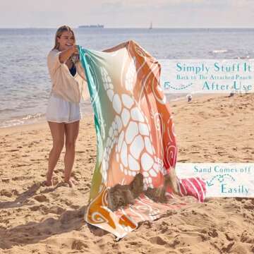 Oversized Waterproof Sandproof Beach Blanket - WEKAPO