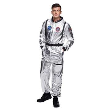 Morph Astronaut Costume Adult Space Suit Astronaut Costumes For Men Adult Astronaut Costume Mens NASA Costume Size L Large