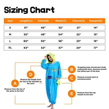 ressber Unisex Adult Onesie Pajamas Animal One Piece Halloween Costume Christmas Sleepwear Jumpsuit (Aliens, Small)