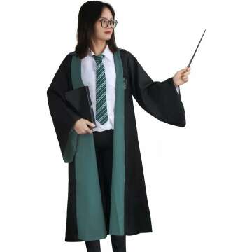 Wizard Cloak Costume for Adults & Kids - Magic Fun