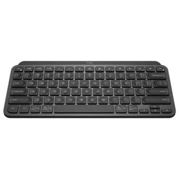 Logitech MX Keys Mini Wireless Keyboard - Renewed Black Edition