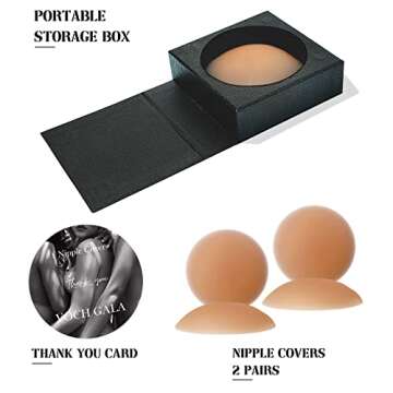 Seamless and Reusable Silicone Nipple Covers