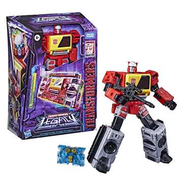 Transformers Toys Generations Legacy Voyager Autobot Blaster & Eject Action Figures - Kids Ages 8 and Up, 7-inch