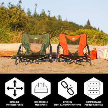 Cascade Mountain Tech Camping Chair for Outdoor Comfort