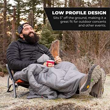 Cascade Mountain Tech Camping Chair for Outdoor Comfort