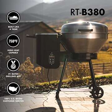 recteq RT-B380 Bullseye Pellet Grill - Ultimate Outdoor BBQ Experience