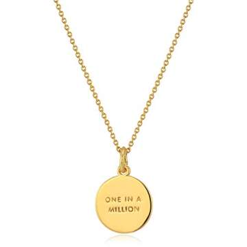 kate spade new york Initial Pendant, C Gold, One Size