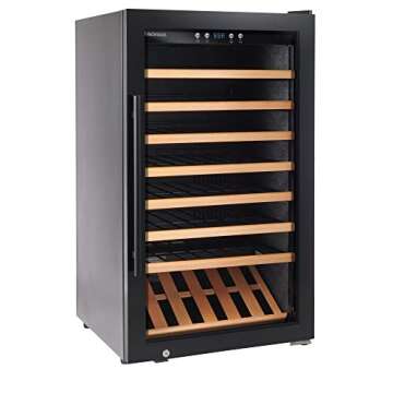 Wine Enthusiast Classic L 80 Bottle Wine Cellar - Freestanding Wine Refrigerator