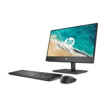 HP ProOne 600 G5 21.5" FHD (1920 x 1080) All-in-One Desktop Computer PC, 9th Gen Hexa-Core i5-9500, 16GB DDR4 RAM, 512GB SSD, DisplayPort, Keyboard & Mouse, WiFi, Windows 10 Pro (Renewed)