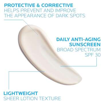 La Roche-Posay Mela B3 UV Daily Sunscreen | Face Moisturizer With SPF 30 + Anti-Aging Melasyl + 5% Niacinamide | Helps Correct & Protect From Sun Damage | Face Sunscreen With No White Cast | 40ML