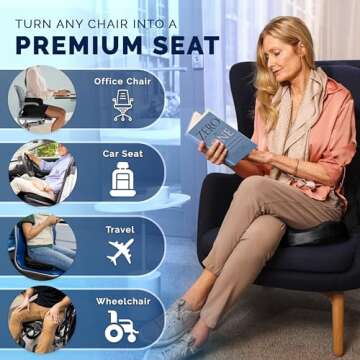 ComfiLife Gel Seat Cushion for Pain Relief & Comfort