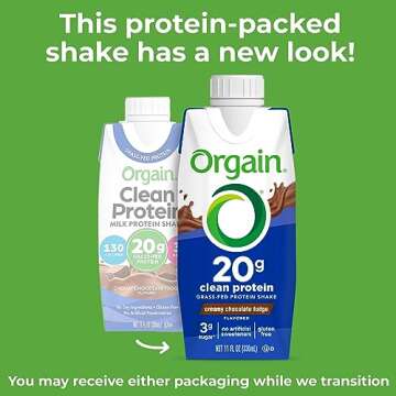 Orgain Clean Protein Shake - 20g Whey High Protein