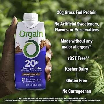 Orgain Clean Protein Shake - 20g Whey High Protein