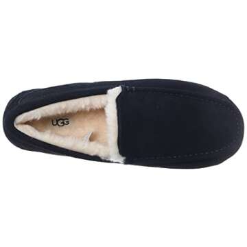 UGG Men's Ascot Slipper, Black, 12