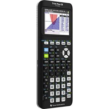 Texas Instruments TI-84 Plus CE Color Graphing Calculator, Black