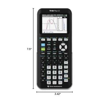 Texas Instruments TI-84 Plus CE Color Graphing Calculator, Black